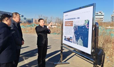 藍(lán)天集團(tuán)到海上世界、夾河·幸福新城調(diào)研交流